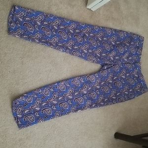 Rare Banana Republic Filigree Quirky Pattern Pants